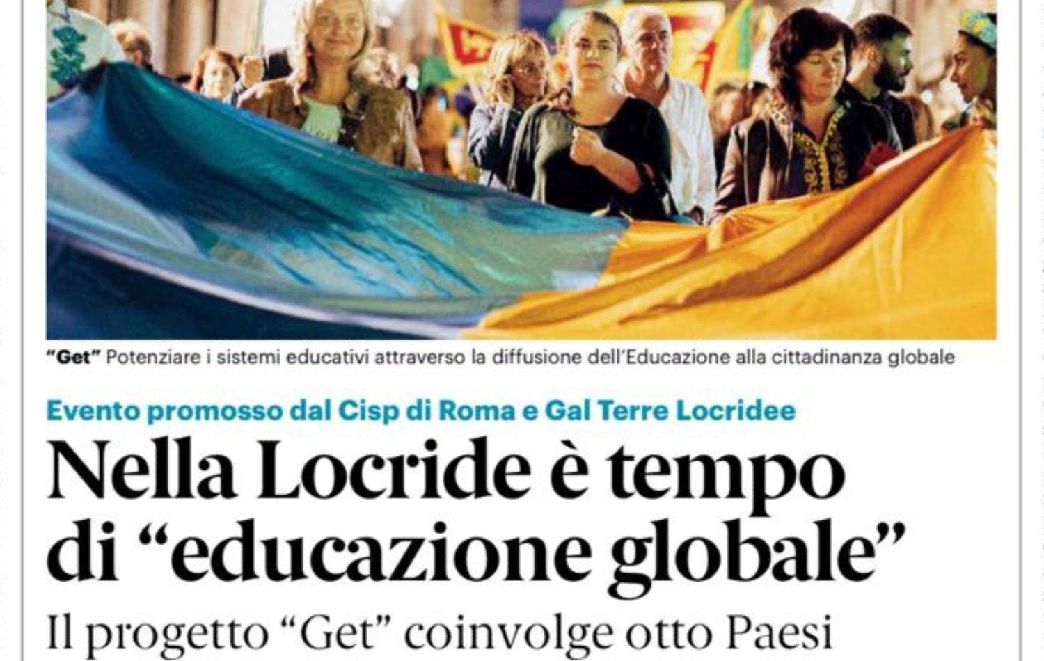 Nella Locride è tempo di &quot;educazione globale&quot; Imagen 1